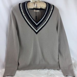 Tory Burch stylish Merino Wool Pullover Sweater